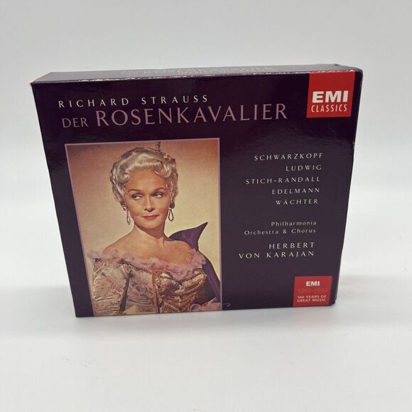Strauss, Richard : R Strauss:‎ Der Rosenkavalier CD Box Set - Picture 1 of 10